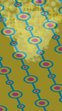 Lüks hareket projeleri için soyut tasarım stili animasyonu olan üst düzey dijital doku