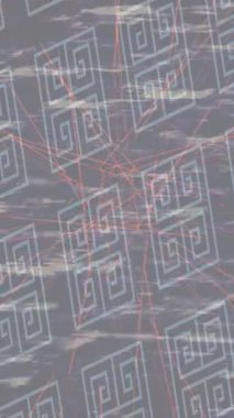 Benzersiz dijital animasyon tarzı grafikleri olan yaratıcı ortam tasarımı için yenilikçi hareket dokusu