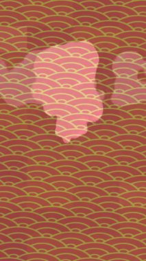 Benzersiz dijital animasyon tarzı grafikleri olan yaratıcı ortam tasarımı için yenilikçi hareket dokusu