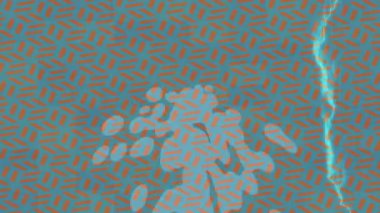 Profesyonel video projeleri sanat tarzı için organik hareketli arkaplan tasarımı