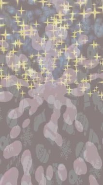 Dijital doku yüzey tasarım biçimi ile modern video animasyonu için gelişmiş hareket grafikleri