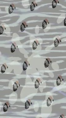 Dijital doku yüzey tasarım biçimi ile modern video animasyonu için gelişmiş hareket grafikleri