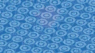 Soyut hareket desenli fütüristik video üretimi için dinamik dijital arkaplan