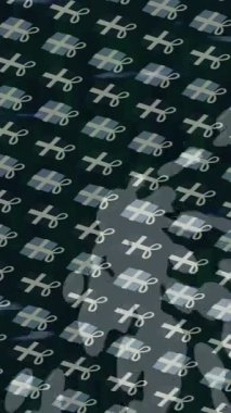 Benzersiz hareket dokusu tasarım sanatı ile profesyonel video düzenleme için modern soyut grafikler