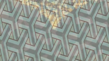 Lüks hareket projeleri için soyut tasarım stili animasyonu olan üst düzey dijital doku