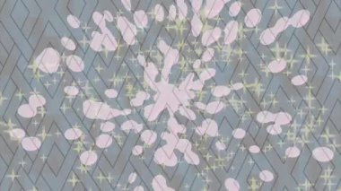 Benzersiz hareket grafikleri tasarım sanatına sahip yaratıcı film üretimi için özet bir arkaplan