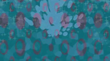 Soyut hareket desenli fütüristik video üretimi için dinamik dijital arkaplan