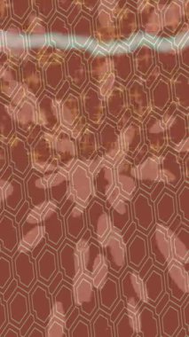 Organik desenli yüzey giriş stili video film sanatı ile soyut arkaplan tasarımı