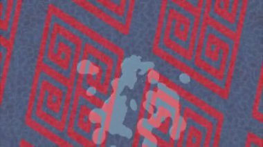 Yaratıcı video düzenleme film tasarımı için benzersiz hareket grafikleri biçimi giriş hareketi video pro