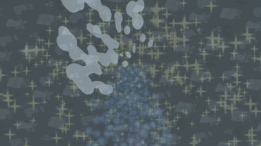 Lüks hareket projeleri için soyut tasarım stili animasyonu olan üst düzey dijital doku