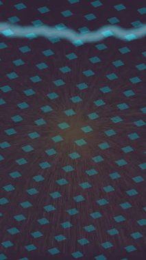 Soyut hareket desenli fütüristik video üretimi için dinamik dijital arkaplan