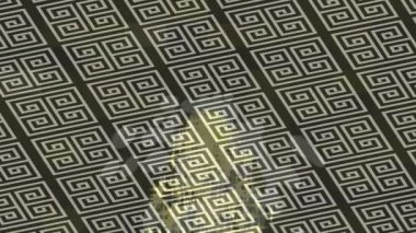 Soyut hareket desenli fütüristik video üretimi için dinamik dijital arkaplan