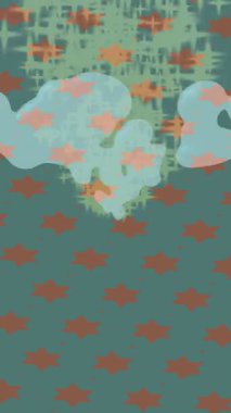 Dijital doku yüzey tasarım biçimi ile modern video animasyonu için gelişmiş hareket grafikleri