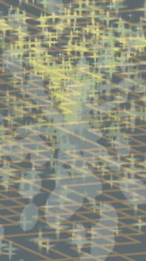 Soyut hareket desenli fütüristik video üretimi için dinamik dijital arkaplan