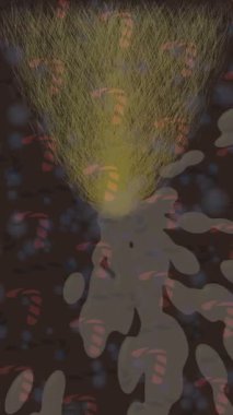 Dijital doku yüzey tasarım biçimi ile modern video animasyonu için gelişmiş hareket grafikleri