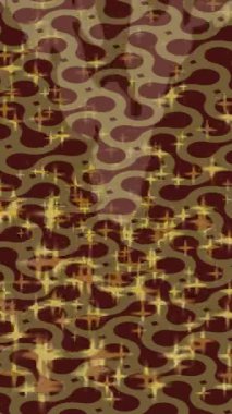 Benzersiz video giriş tasarımı projeleri için detaylı yüzey kalıbı film animasyon stili grafik girişi