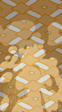 Dijital doku yüzey tasarım biçimi ile modern video animasyonu için gelişmiş hareket grafikleri