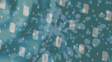 Soyut hareket desenli fütüristik video üretimi için dinamik dijital arkaplan