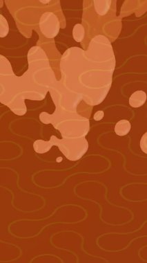 Benzersiz dijital animasyon tarzı grafikleri olan yaratıcı ortam tasarımı için yenilikçi hareket dokusu