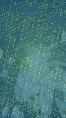 Modern medya üretimi için fütüristik dijital soyut doku sinematik tarz hareketli grafik ögesi