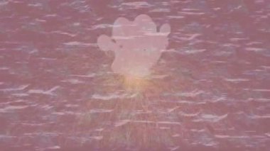 Benzersiz hareket grafikleri tasarım sanatına sahip yaratıcı film üretimi için özet bir arkaplan