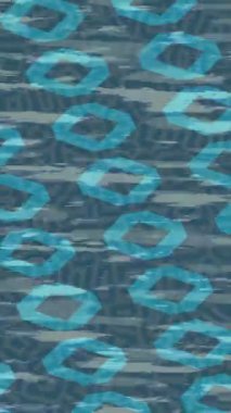 Benzersiz dijital animasyon tarzı grafikleri olan yaratıcı ortam tasarımı için yenilikçi hareket dokusu