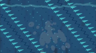 Benzersiz hareket grafikleri tasarım sanatına sahip yaratıcı film üretimi için özet bir arkaplan