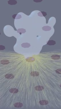 Yaratıcı video düzenleme film arkaplan tasarımı için minimalist organik hareket grafikleri