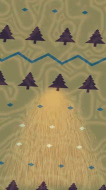 Benzersiz hareket dokusu tasarım sanatı ile profesyonel video düzenleme için modern soyut grafikler