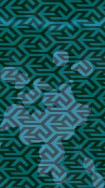 Soyut hareket desenli fütüristik video üretimi için dinamik dijital arkaplan