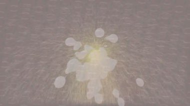 Organik desenli yüzey giriş stili video film sanatı ile soyut arkaplan tasarımı