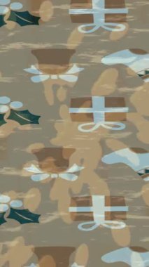 Dijital doku yüzey tasarım biçimi ile modern video animasyonu için gelişmiş hareket grafikleri