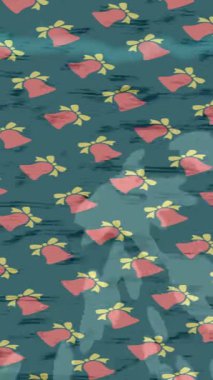 Benzersiz dijital animasyon tarzı grafikleri olan yaratıcı ortam tasarımı için yenilikçi hareket dokusu