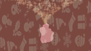 Benzersiz dijital animasyon tarzı grafikleri olan yaratıcı ortam tasarımı için yenilikçi hareket dokusu