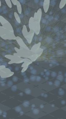 Lüks hareket projeleri için soyut tasarım stili animasyonu olan üst düzey dijital doku