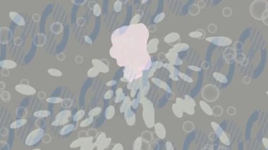 Benzersiz dijital animasyon tarzı grafikleri olan yaratıcı ortam tasarımı için yenilikçi hareket dokusu