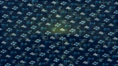 Modern medya üretimi için fütüristik dijital soyut doku sinematik tarz hareketli grafik ögesi