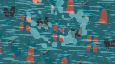 Profesyonel video projeleri sanat tarzı için organik hareketli arkaplan tasarımı