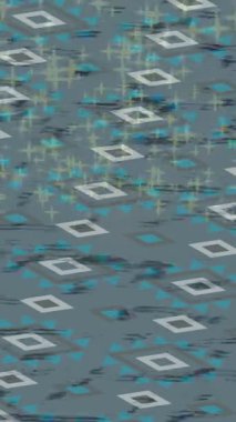 Benzersiz dijital animasyon tarzı grafikleri olan yaratıcı ortam tasarımı için yenilikçi hareket dokusu