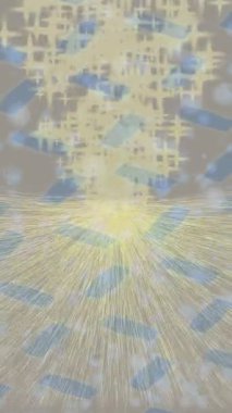 Estetik doku arkaplan tasarımı renkli hareket grafikleri ile moda film giriş profosyoneli