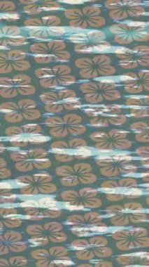 Benzersiz dijital animasyon tarzı grafikleri olan yaratıcı ortam tasarımı için yenilikçi hareket dokusu