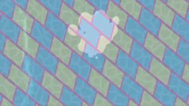 Modern medya üretimi için fütüristik dijital soyut doku sinematik tarz hareketli grafik ögesi