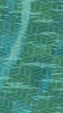 Estetik doku arkaplan tasarımı renkli hareket grafikleri ile moda film giriş profosyoneli