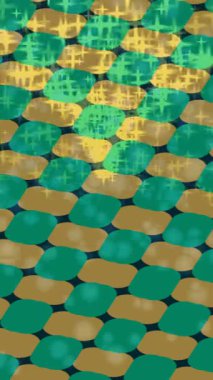 Lüks hareket projeleri için soyut tasarım stili animasyonu olan üst düzey dijital doku