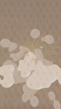 Soyut hareket desenli fütüristik video üretimi için dinamik dijital arkaplan