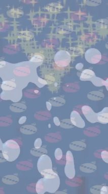 Organik desenli yüzey giriş stili video film sanatı ile soyut arkaplan tasarımı