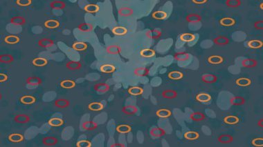 Benzersiz dijital animasyon tarzı grafikleri olan yaratıcı ortam tasarımı için yenilikçi hareket dokusu