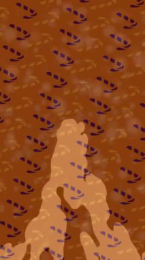 Dijital doku yüzey tasarım biçimi ile modern video animasyonu için gelişmiş hareket grafikleri