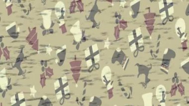 Benzersiz hareket dokusu tasarım sanatı ile profesyonel video düzenleme için modern soyut grafikler