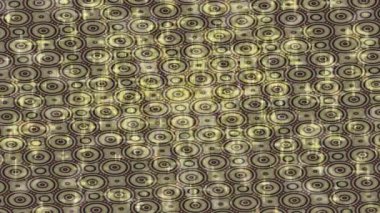 Soyut hareket desenli fütüristik video üretimi için dinamik dijital arkaplan